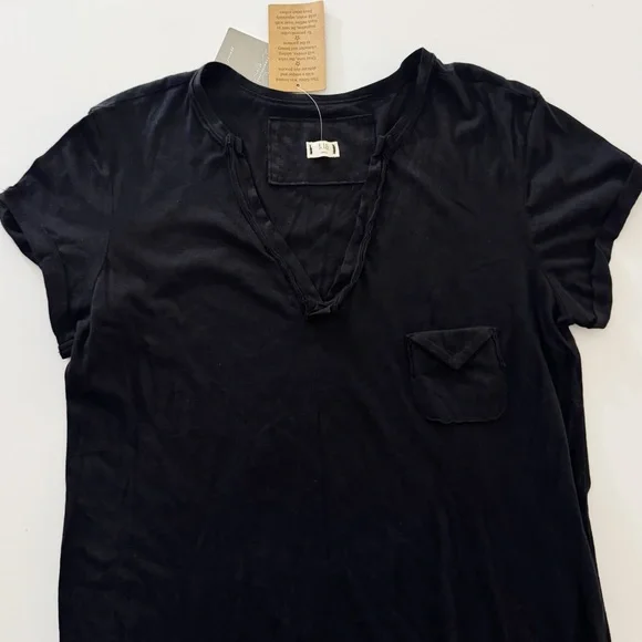 Anthropologie t.la Black T-Shirt - Picture 2 of 6